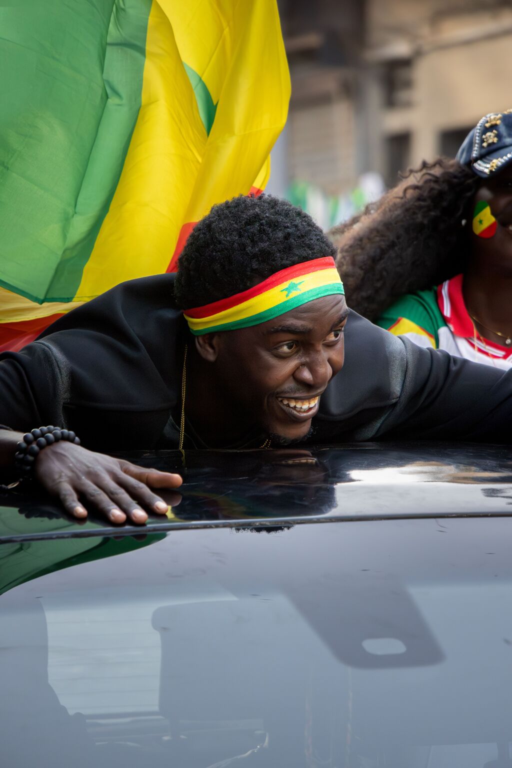 Senegal people celebrating